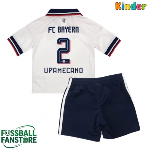 Bayern Munich Dayot Upamecano #2 Replik Auswärtstrikot Kinder 2026-27 Kurzarm (+ Kurze Hosen)